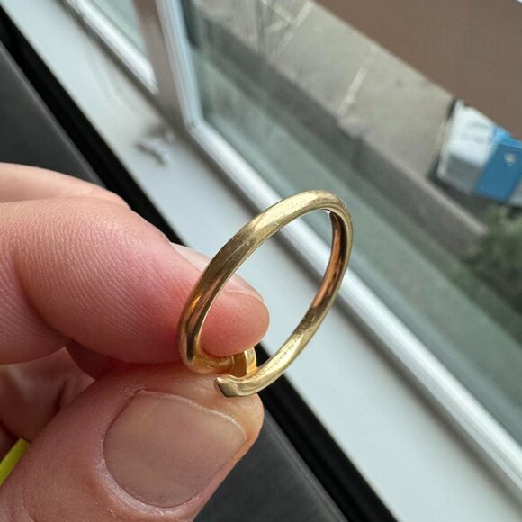18K Yellow Gold Juste un Clou Ring Size 70mm (US Size 13) - Picture 6 of 9